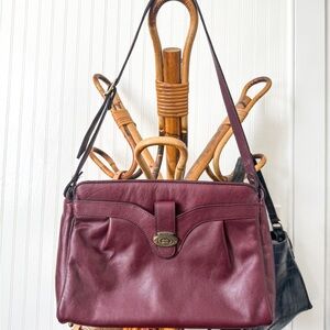 Vintage Etienne Aigner Leather Shoulder Bag